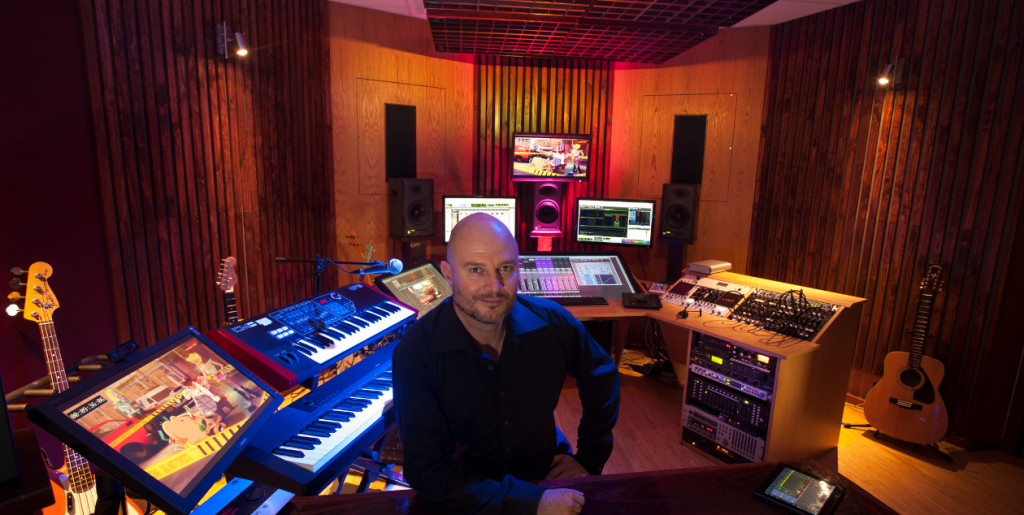 Ben Chase at Film Sonic audio post production studio in North Perth